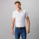 KK183 SLIM FIT OXFORD SHORT SLEEVE SHIRT