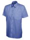 Mens Poplin Shirt Short Sleeve