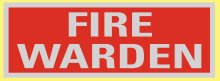 Reflek Fire Warden Rear Logo